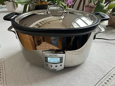 All-Clad 7-Quart Stainless Slow Cooker With Aluminum Insert Series SC01 All Clad • $69.50