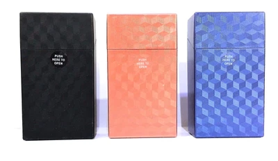 £7.50 • Buy SUPER KING SIZE BOX/CASE SMOKERS  CIG HOLDER BOX  Superking  Patterned