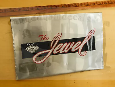 The Jewel Vintage Travel Trailer Reproduction Vinyl Decals 1954-1960 Your Choice • $38