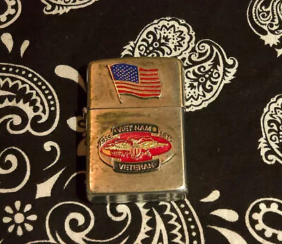 1978 Viet Nam Veteran Zippo Used In Working Condition • $10