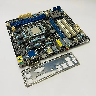 ASRock H61M-U3S3 DDR3 VGA HDMI DVI USB Motherboard With CPU And Backplate • £49.99