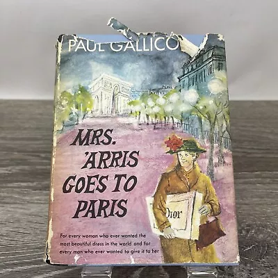 Mrs. 'Arris Goes To Paris By Paul Gallico 1958 Hardcover • $43.86