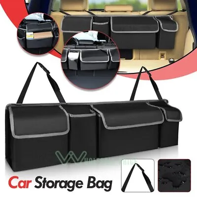 Car Cargo Net Trunk Organizer Hanging Back Seat Storage Organizer Bag For SUV US • $15.09