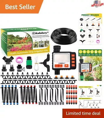 Automatic Drip Irrigation Kit: Versatile Garden Watering System With Timer • $59.97