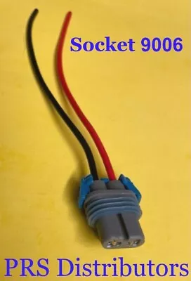 Female Socket 9006 HB4 Low Beam Bulb Extension Wire Harness Connector For 9006 • $6.50