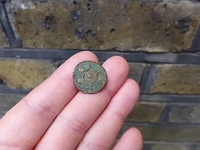 £50 • Buy Romano British Enamelled Disc Brooch Circa 2nd-3rd Century AD