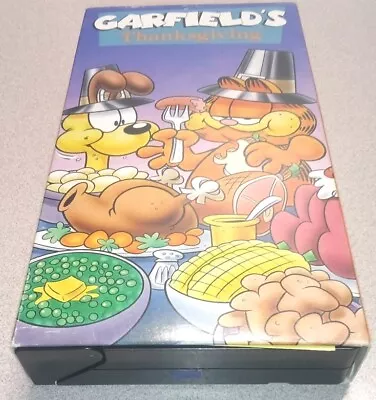 Garfield's Thanksgiving 1992  VHS Tape Used Movie Cartoon Holiday • $17.95