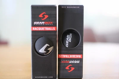 $16.95 • Buy GEARBOX Racquetball BLACK BALLS 2 Boxes Of 3-balls Box Balls, A Total Of 6 Balls