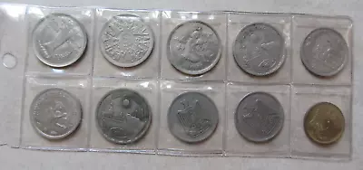 Egypt 10 Coins In Various Preservations • £2.56