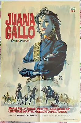 MARIA FELIX  JUANA GALLO   Original Spanish Movie Poster • $19.99