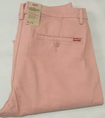 Nwt Men's Levi's Xx Chino Standard Taper Sits Below Waist Jeans Pink Pant $80 • $22.95