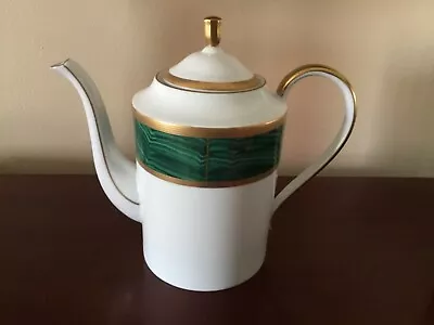 Faberge Coffee Pot --- Imperial Court Malachite • $25