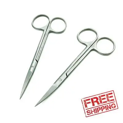 2 Pc Multi-purpose Small Scissors For Eyebrows Nails Hair Beard Cuticles Thread • $7.99