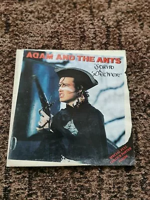 ADAM AND THE Ants - STAND AND DELIVER  7  VINYL WITH POSTER SLEEVE • £2.20