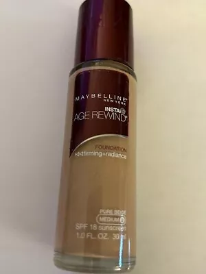 Maybelline Instant Age Rewind Foundation PURE BEIGE (Medium-2) NEW • $33.96