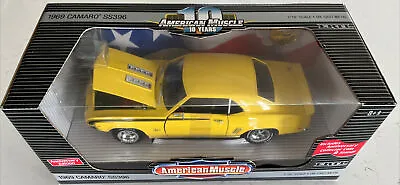 ERTL American Muscle 1969 Yellow Camaro SS3961:18 Die CastClean!! • $59.99