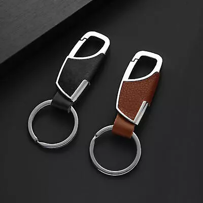 Key Chain With Leather Key Chain Holder Clip Car Keychain Quick Well-suited • $6.74