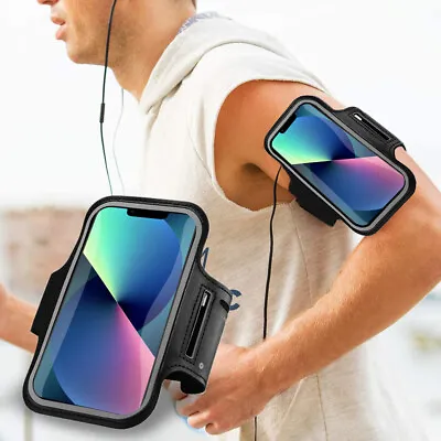 $18.04 • Buy Gym Running Workouts Arm Band Case For IPhone 14 Plus 13 12 Pro XS Phone Holder
