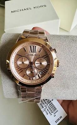 Michael Kors Watch 41 Mm Oversized Chronograph Rose Gold • $100