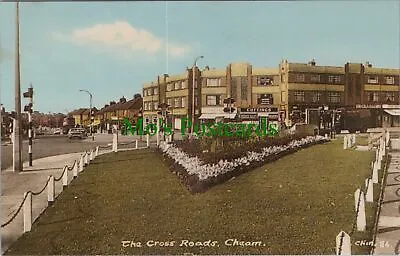 Surrey Postcard - Cheam - The Cross Roads  RS31276 • £3.10