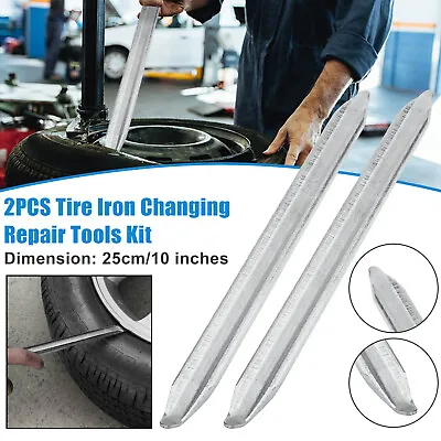 2PCS Tire Spoon Irons Lever Changing Repair Tools Kit Motorcycle Car Truck Bike • $12.98