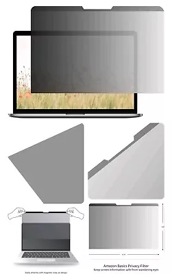 13-inch MacBook Pro Amazon Basics Slim Magnetic Privacy Screen Filter New • $7.20