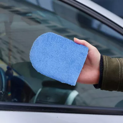 2x Microfiber Sponge Car Wax Applicator Polishing Sponge Foam Applicator Gloves • $6.59