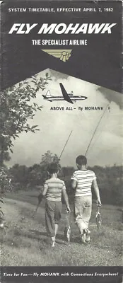 Mohawk Airlines System Timetable 4/7/62 [4021] • $12.99