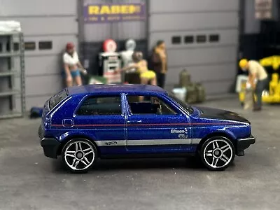 Hot Wheels Volkswagen Golf Mk2 Blue Volkswagen Preowned • $3.99