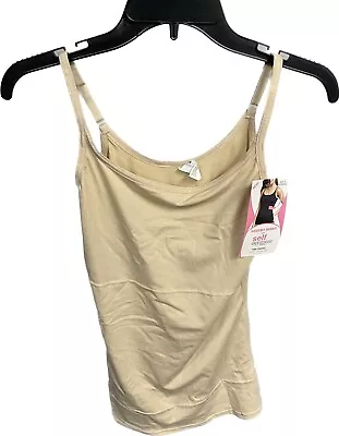 Maidenform Self Expressions Slimming Firm Control Tank Size XL Beige B175 • $14.95