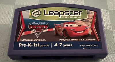 Leapfrog Leapster Learning Game - Disney Pixar Cars 2 Cartridge Only • $15