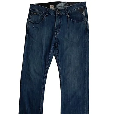 Volcom Enowen Classic Straight Denim Blue Jeans Mens Size 31 X 30 • $24.99