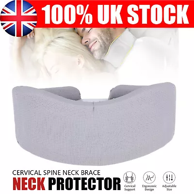 Soft Foam Neck Collar Support Brace Whiplash Cervical Neck Pain Relief Traction • £9.95