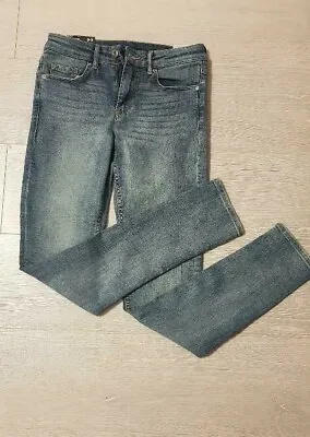 H&M DIVIDED Blue Slim Fit Skinny Stretch Jeans Size UK 8 Ladies  • $18.64