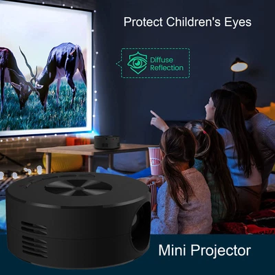 $39.99 • Buy YT200 Mini Portable Projector Home Theater Player Small Movie Projector 1080PHD