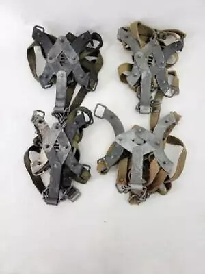 WW2 Alaska Army 2 Pairs Military Ice Crampons Cleats Adjustable Mountain Soldier • $39.99