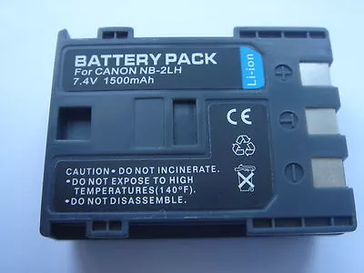 Battery NB-2LH For Canon MD265 MD255 MD235 MD225 HV40 • $76.36