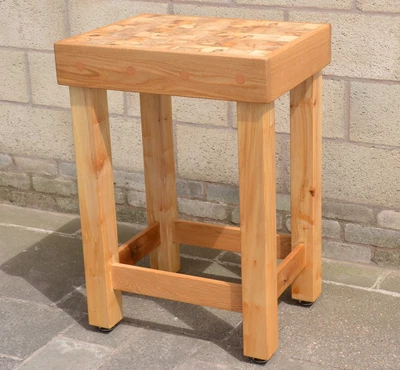 £500 • Buy New Handmade Sycamore End Grain Butchers Block Table With Oak Trim. 