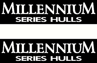 $12.50 • Buy Quintrex Millennium Series Hulls Sticker Decal Set