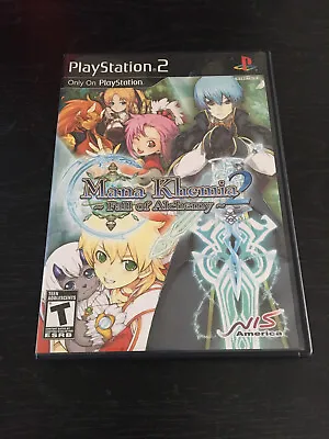 COMPLETE Mana Khemia 2: Fall Of Alchemy W/ POSTER (Sony PlayStation 2 2009) PS2 • $119.99