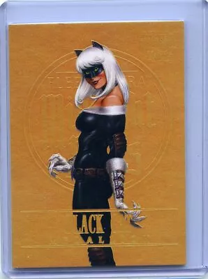 2022 Fleer Ultra Midnight Sons Gold Medallion Black Cat /200 • $1