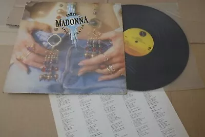 MADONNA LIKE A PRAYER 1989 KOREA LP 12  W/INSERT • $14.99