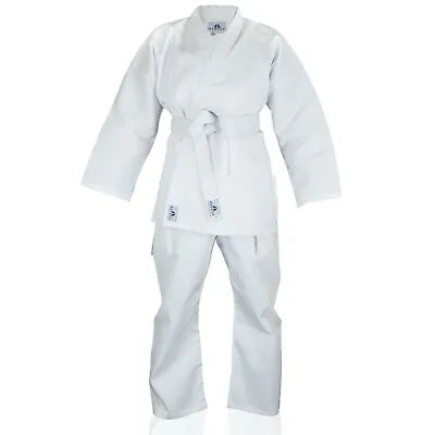 Mehrox  Kids Lightweight Poly Cotton White Karate Suit Gi Uniform • £14.99