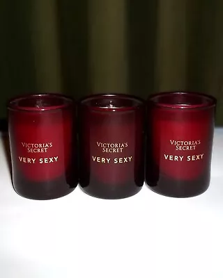 VICTORIA'S SECRET VERY SEXY 2oz Single Wick Scented Candle (Lot Of 3) Ships Free • $28.99
