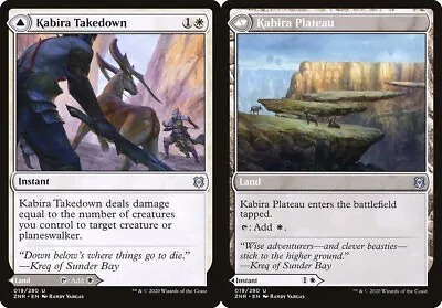 MTG Zendikar Rising U Kabira Takedown Kabira Plateau #019 PLAYSET X4 4x • $0.99