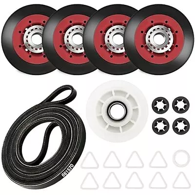 Dryer Maintenance Kit Replacement For Maytag Whirlpool With Belt Rollers Pulley • $31.25