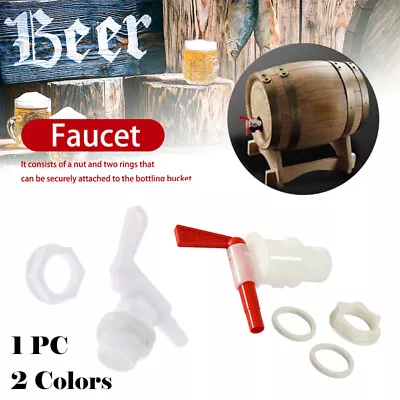Plastic Tap Home Brew Beer Cider Barrel Keg Water Butt Fermenting Vessel CHOICE • $11.97