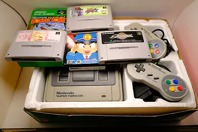 Super Famicom Console Nintendo 5 Games Japan Box *US Seller* *Working* • $89.99