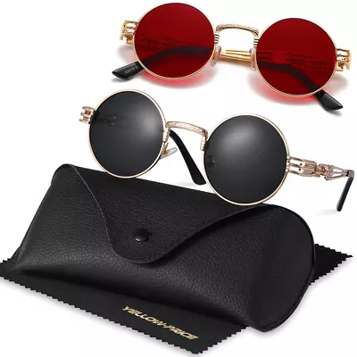 $31.34 • Buy Retro Small Round Polarized Hippie Sunglasses For Men Women John Lennon Style