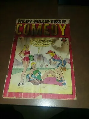 Comedy Comics #7 Timely Marvel 1949 Millie The Model Tessie Typist Good Girl Art • $197.96